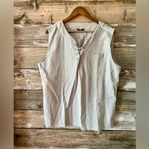 COOFANDY-New-sleeveless blouse